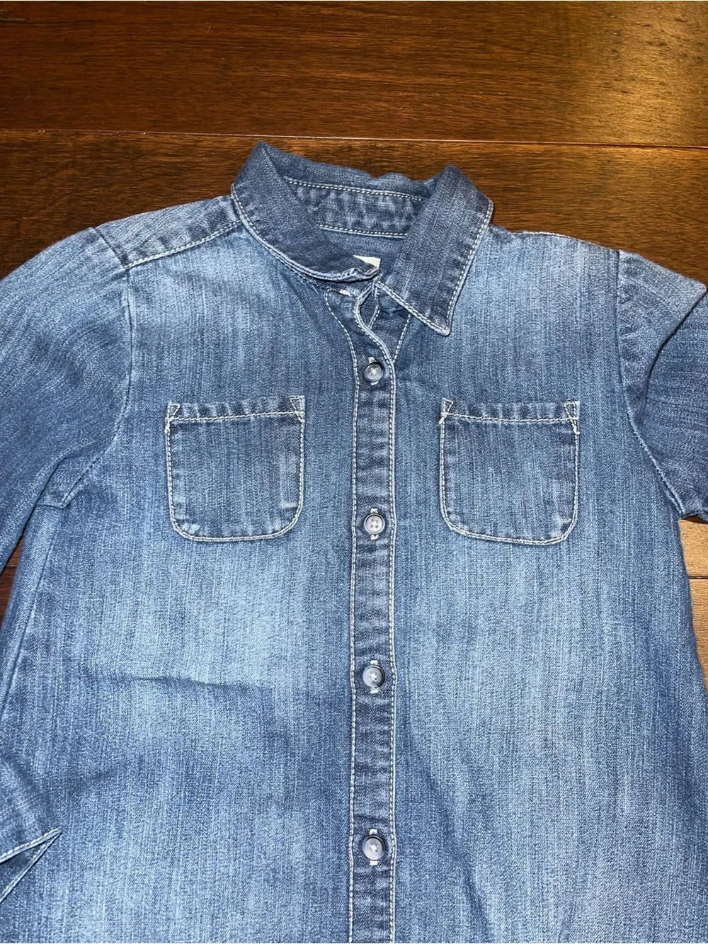 Old Navy Denim Shirt Dress - Blue